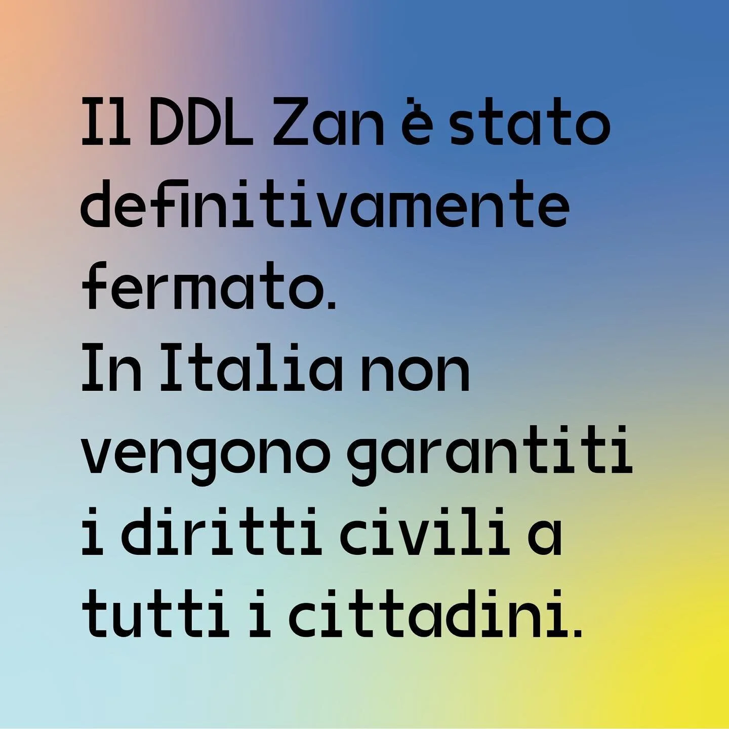 Questo ci rattrista davvero molto, va contro quello in cui crediamo, le disgustose scene al senato, ci hanno davvero inorridito. Non abbiamo intenzione di fermarci qui. Andremo avanti insieme! Continueremo ad impegnarci per la comunit&agrave; LGBTQ+ 
