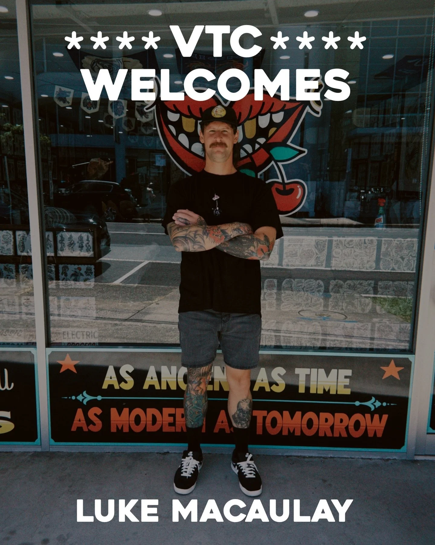 - VTC WELCOMES - 

We are excited to announce Luke Macaulay will now be working with us at Victory Tattoo Co. 

Luke&rsquo;s focus is on Neo-Traditional style tattooing. 
After finishing his apprenticeship in a street shop and learning multiple style