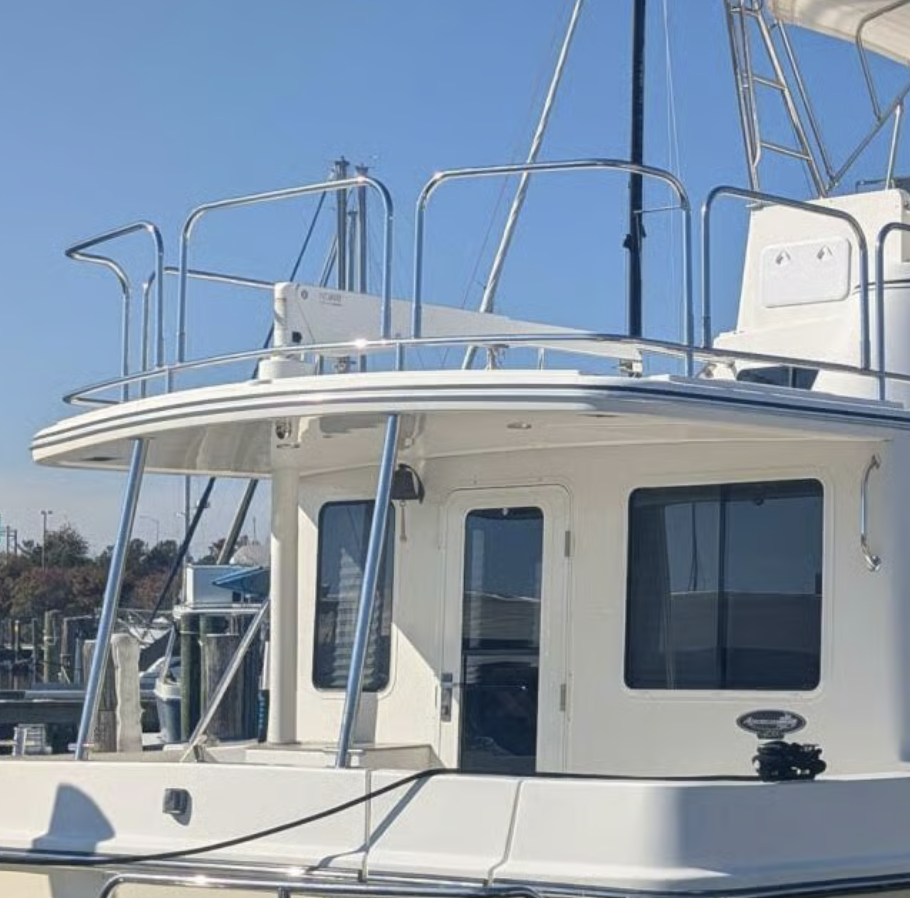 Aft Sundeck Support Installed