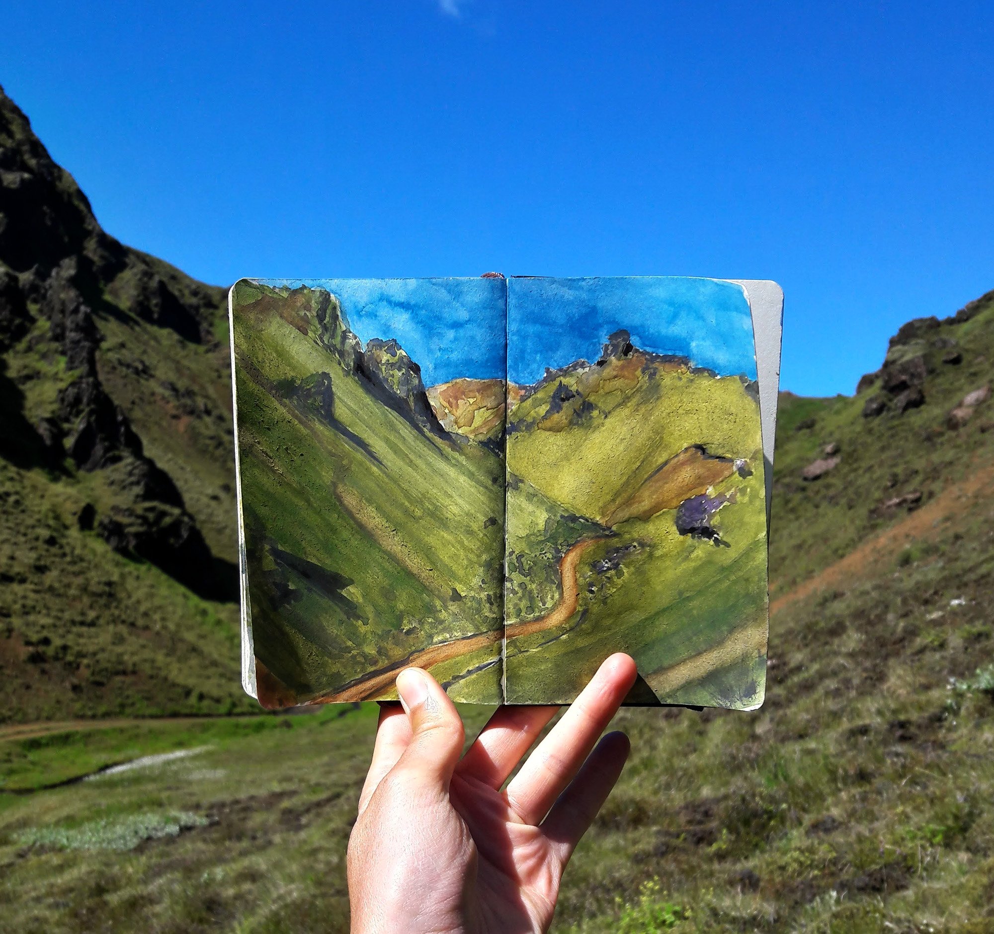 Þakgil, july 2020