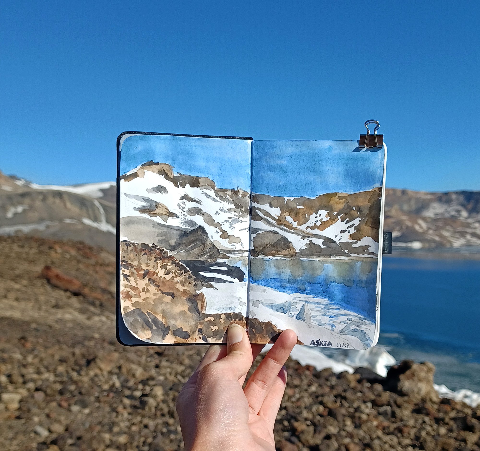 Askja, july 2021