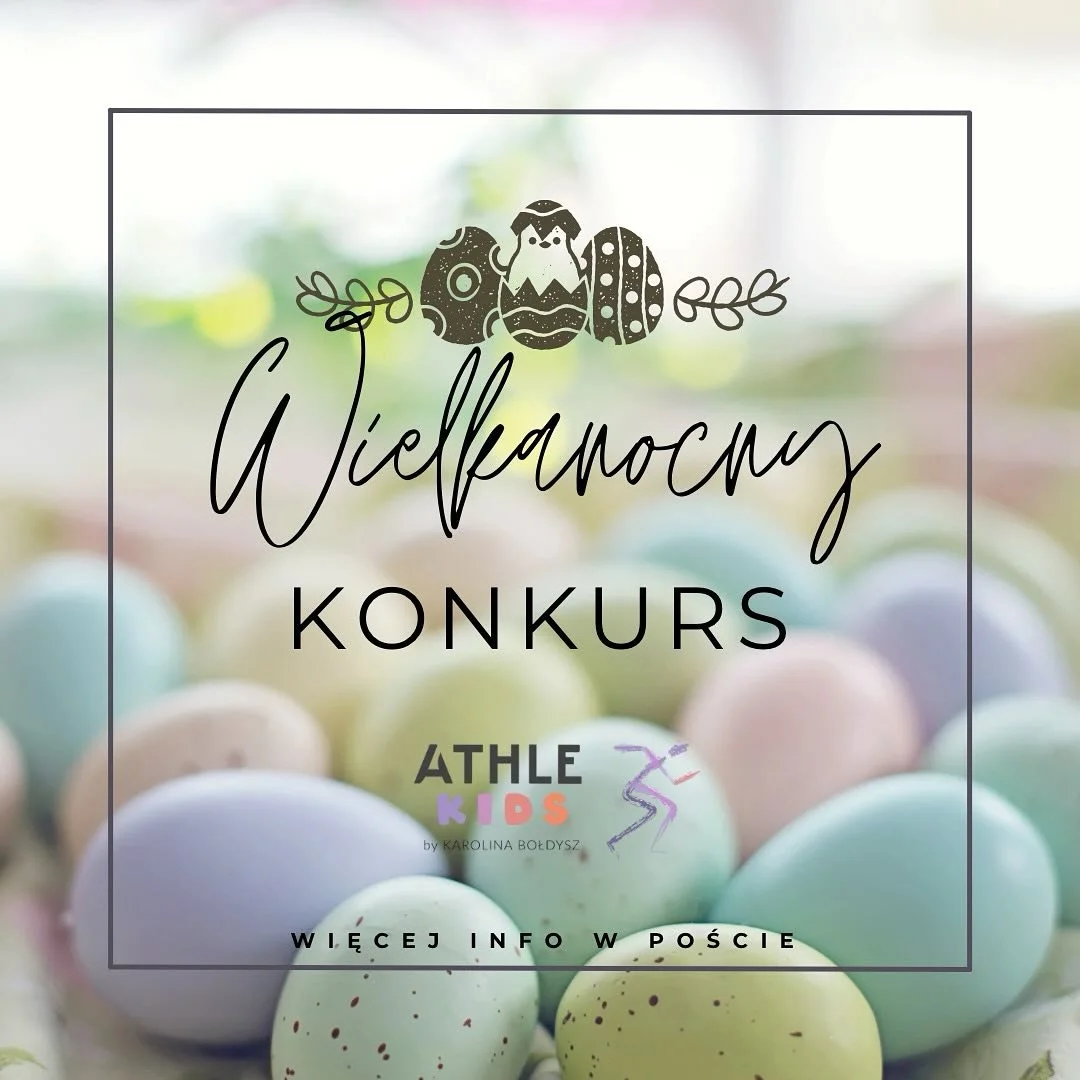Uwaga‼️ 
Zapraszamy do wzięcia udziału w naszej Wielkanocnej zabawie 
Konkurs polega na przygotowaniu AthleKidsowej pisanki 
🩷❤️🧡💛💚🩵💙💜
Co należy zrobić?
1. Pisankę 🤣
2. Odnaleźć post/filmik konkursowy na naszym FB
3. Wrzucić zdjęcie w komenta