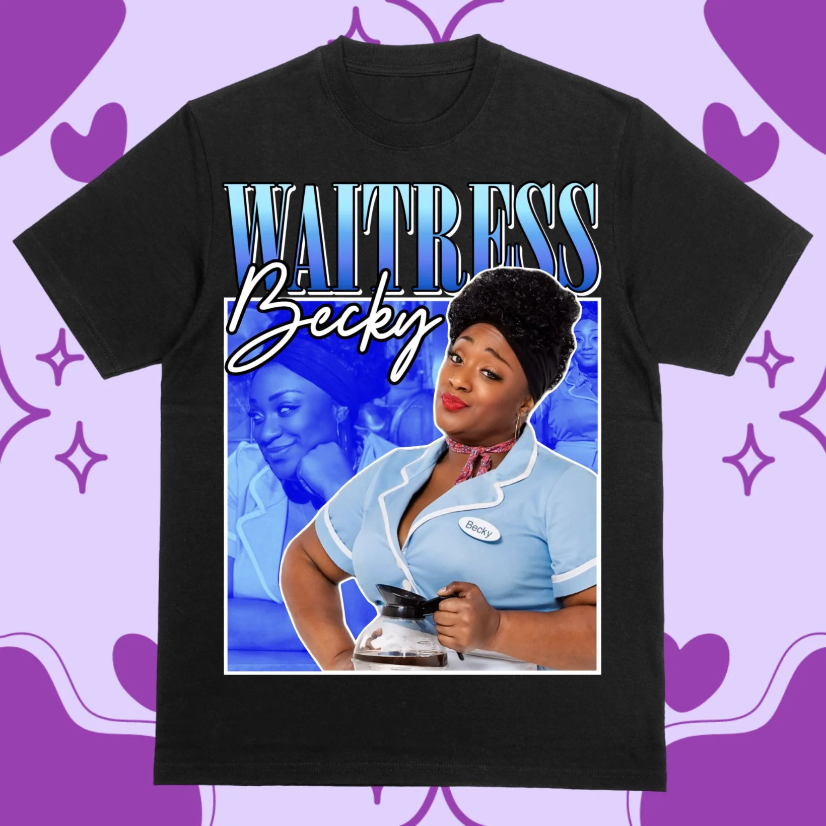 BECKY (WAITRESS) SANDRA MARVIN 90S VINTAGE DESIGN