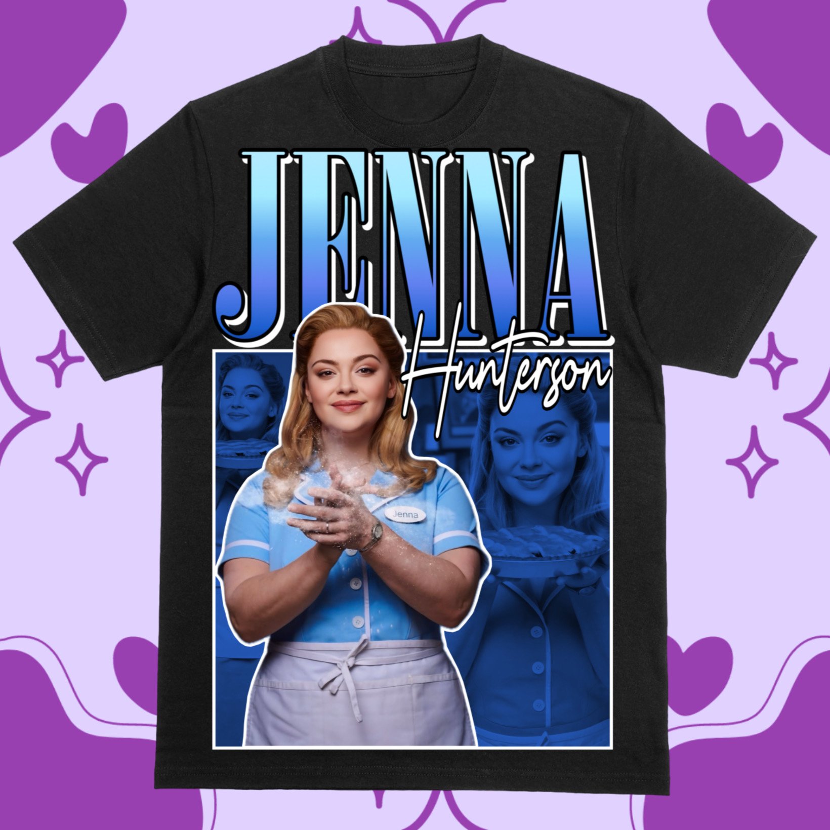JENNA HUNTERSON (WAITRESS)  CARRIE HOPE FLETCHER 90S VINTAGE DESIGN #1