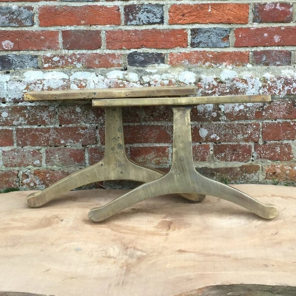 Industrial Coffee Table Legs in Wishbone style