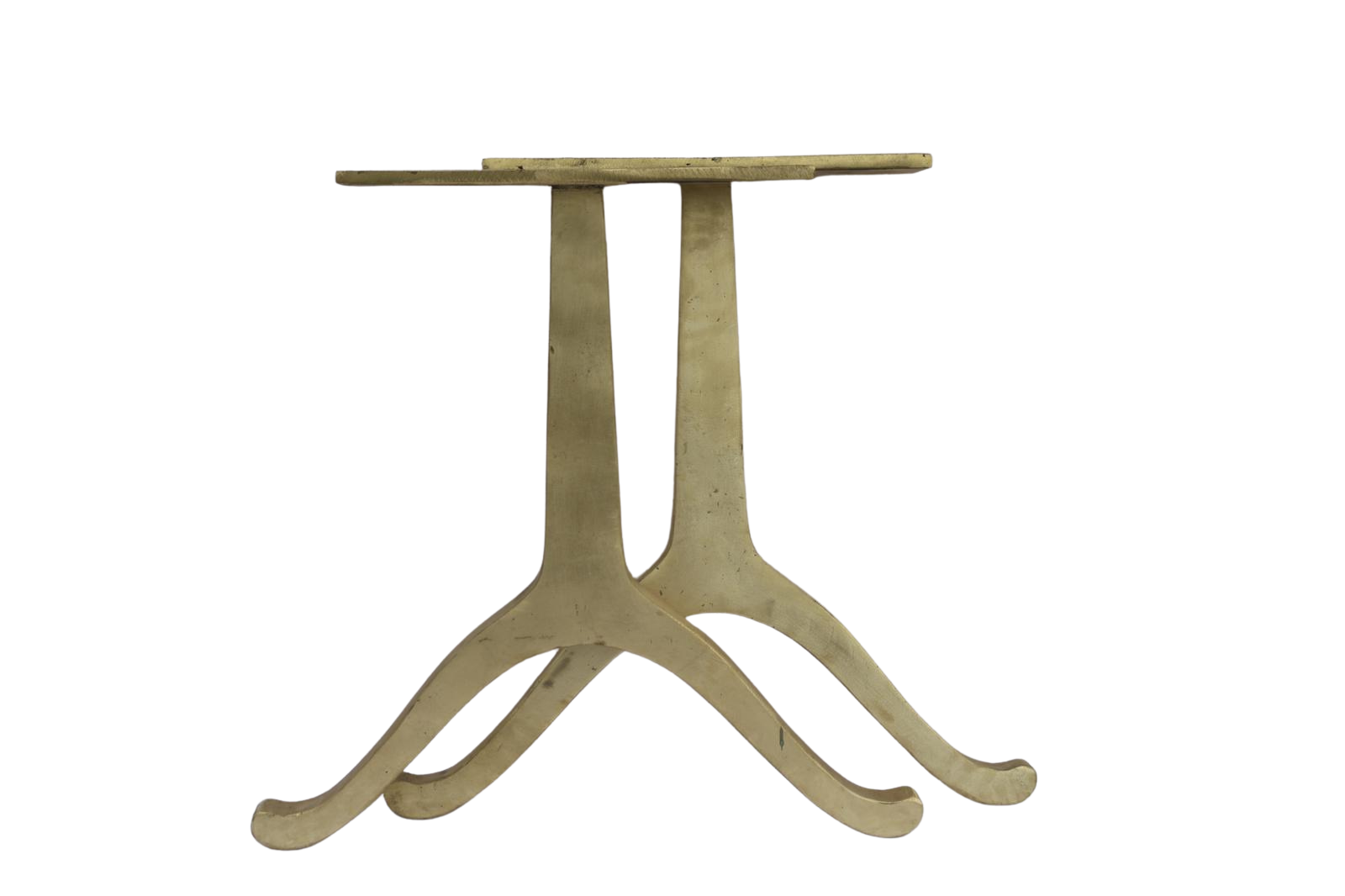 bronze wishbone legs for coffee or side tables