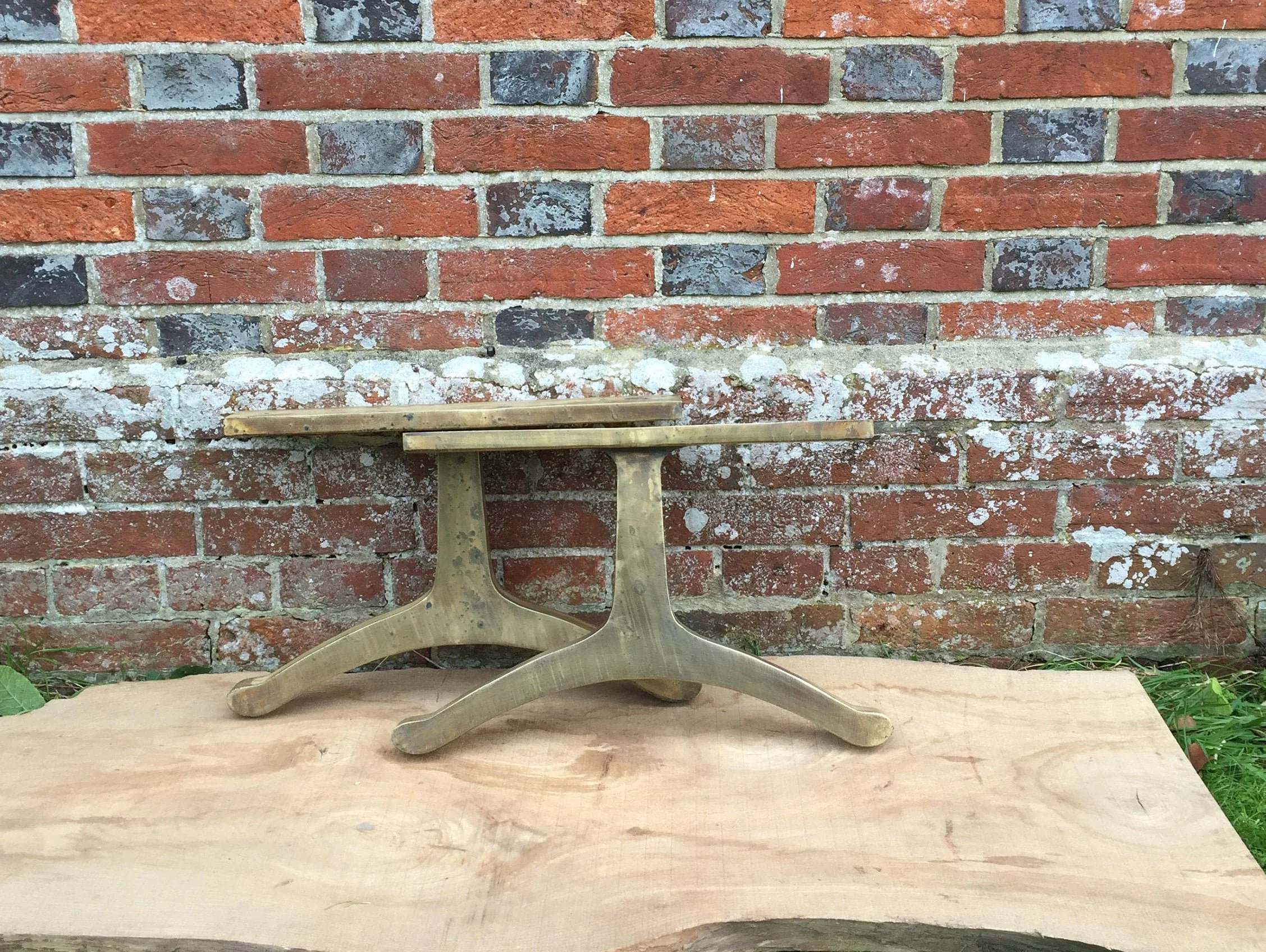 Industrial Coffee Table Legs in Wishbone style