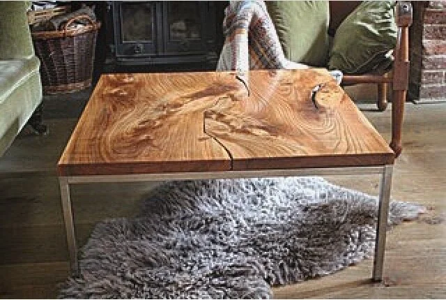 Book Matched Coffee Table