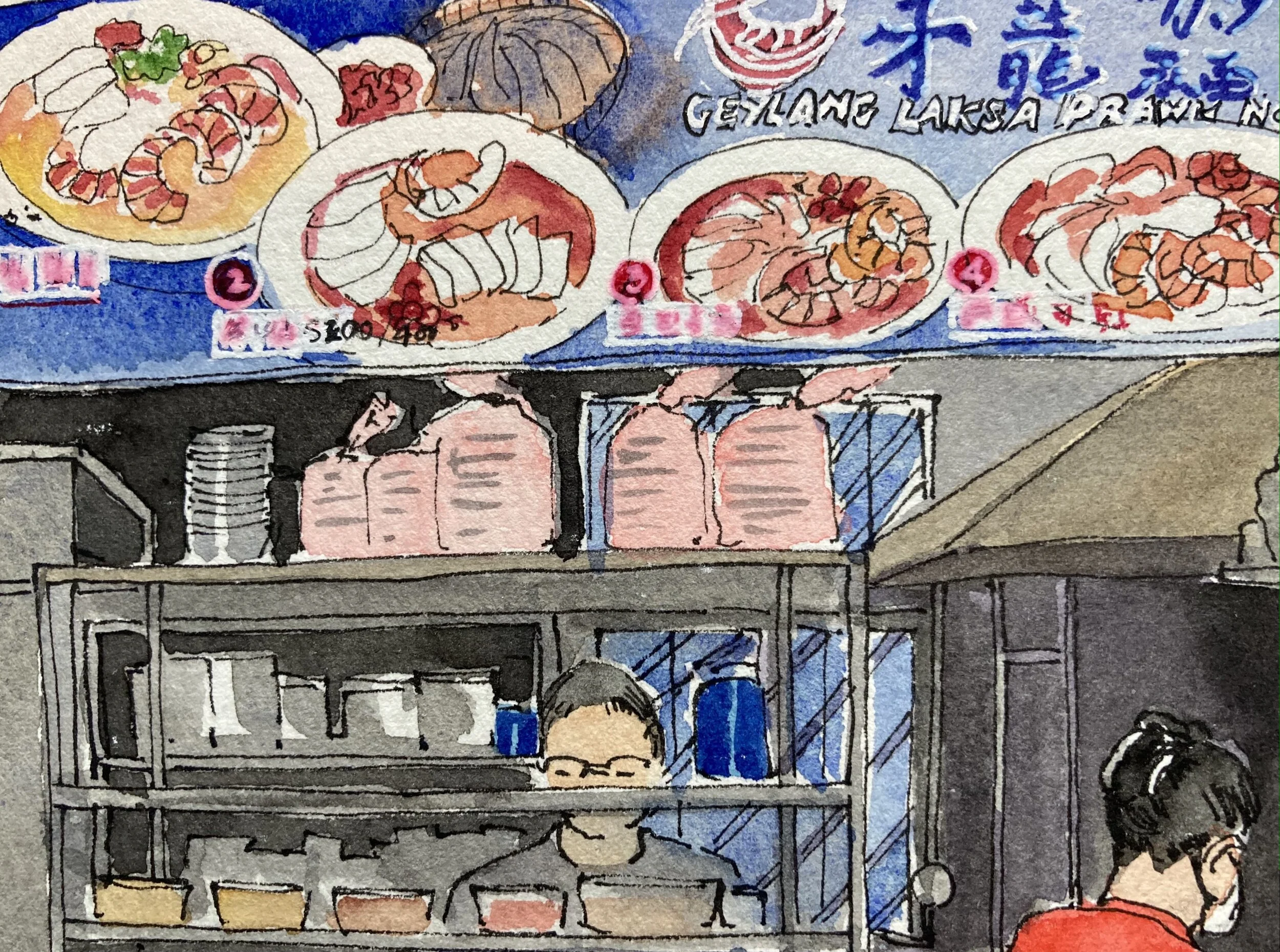 Geylang Laksa close up 