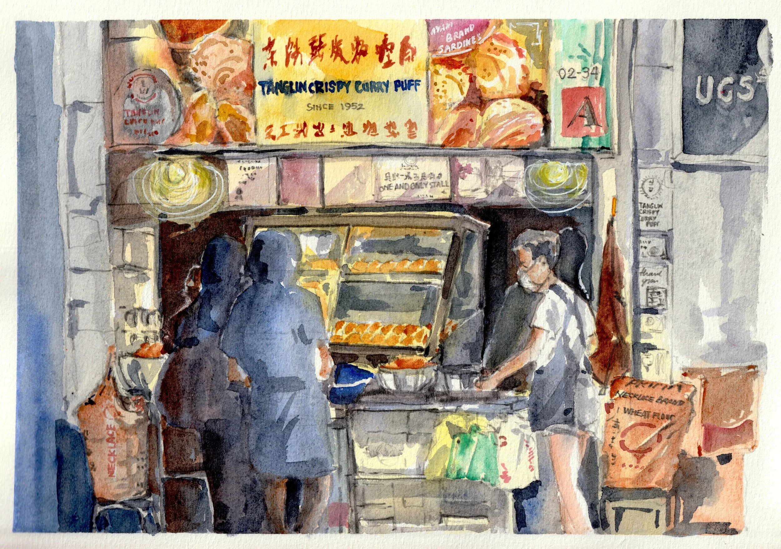 Tanglin Crispy Curry Puff stall