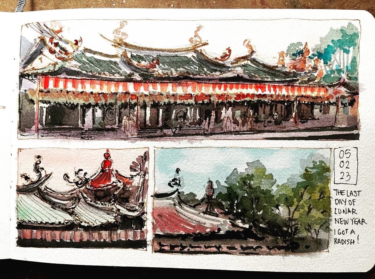 Telok Ayer Street, Temple. 2023