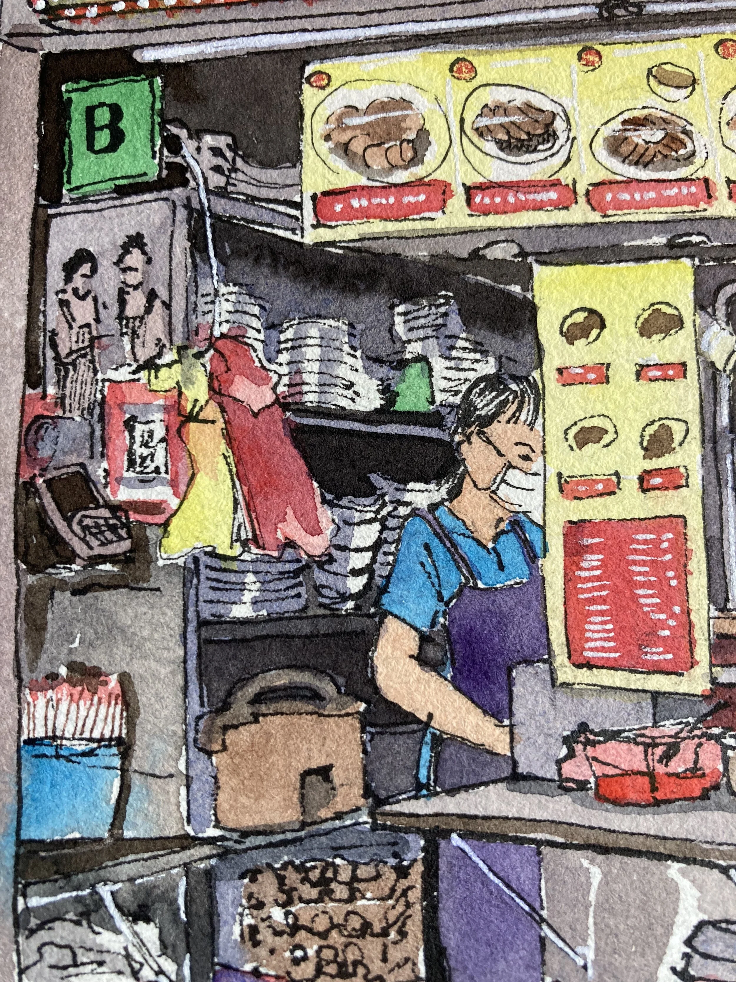 Oriental Stall Close up 