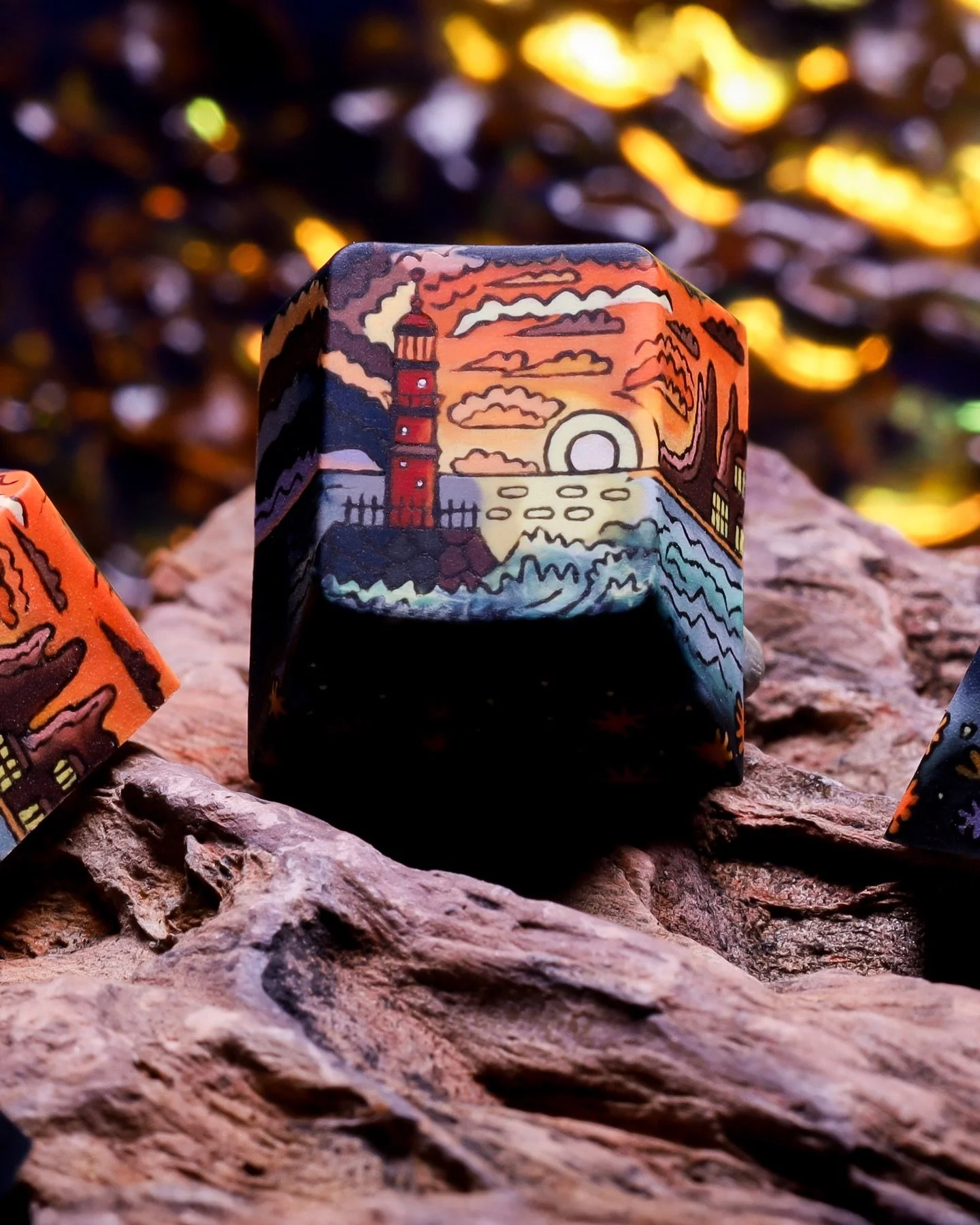 🌊 Lighthouse &ndash; A Tiny Beacon on Your Keyboard 🌊

Hello my friend. 

The lighthouse on this keycap is a gentle reminder:
No matter how stormy life gets, there&rsquo;s always a light guiding you home.
Each hand painted Lighthouse keycap carries