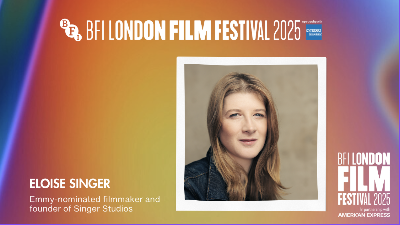 Eloise Singer, BFI London Film Festival, The Intersection of Gaming and Cinema, Singer Studios, Eloise Singer interview, games and film, immersive storytelling, women in film, VR storytelling, gaming and cinema panel