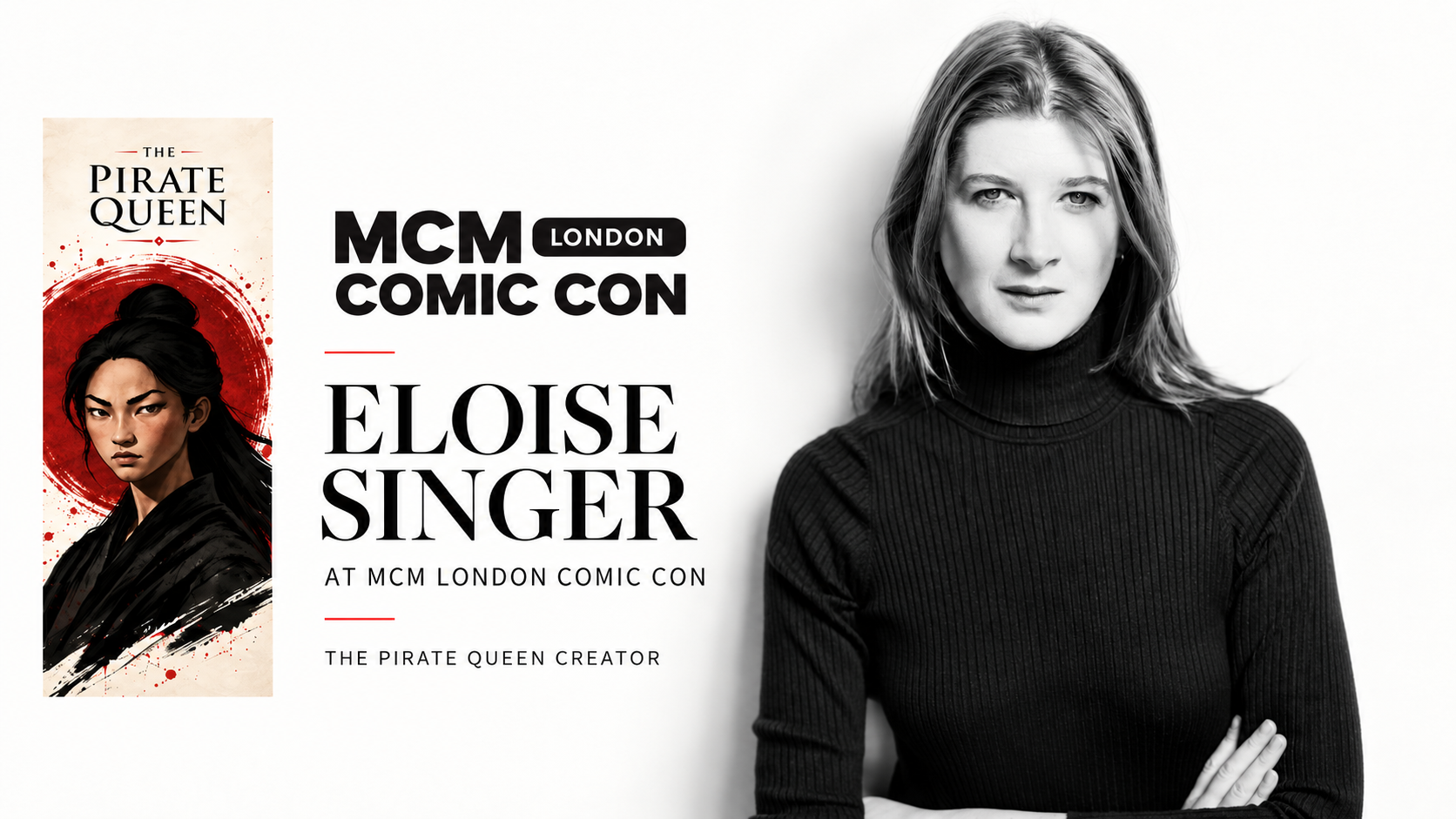 Eloise Singer to Speak at MCM London Comic Con 2026 on Building The Pirate Queen Across Formats
