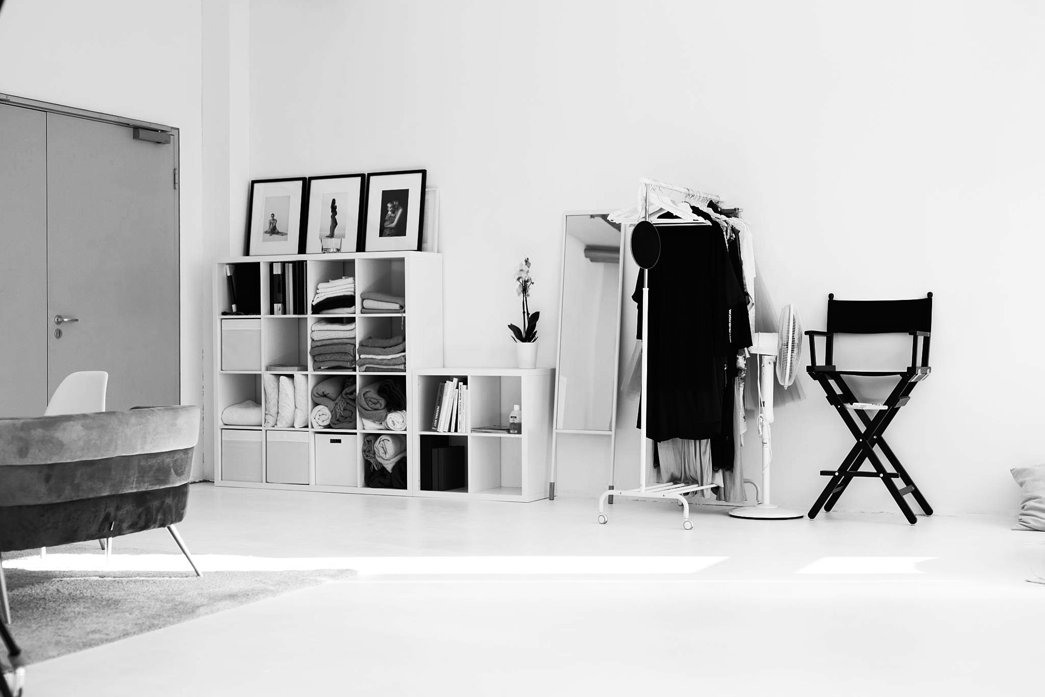 Helles Fotostudio für Boudoir- und Portraitfotografie in München