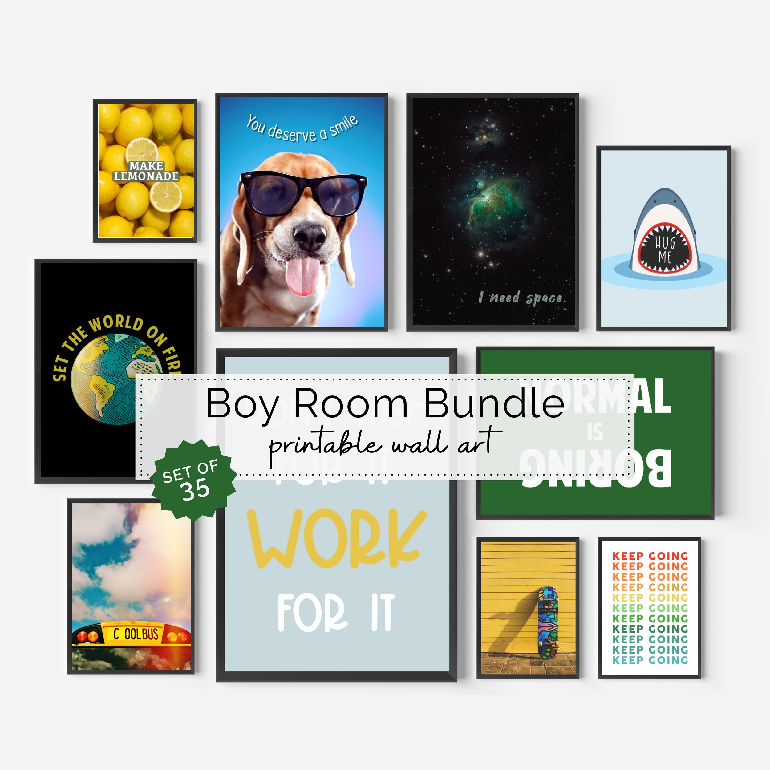 Tween Boy Digital Download Art Prints