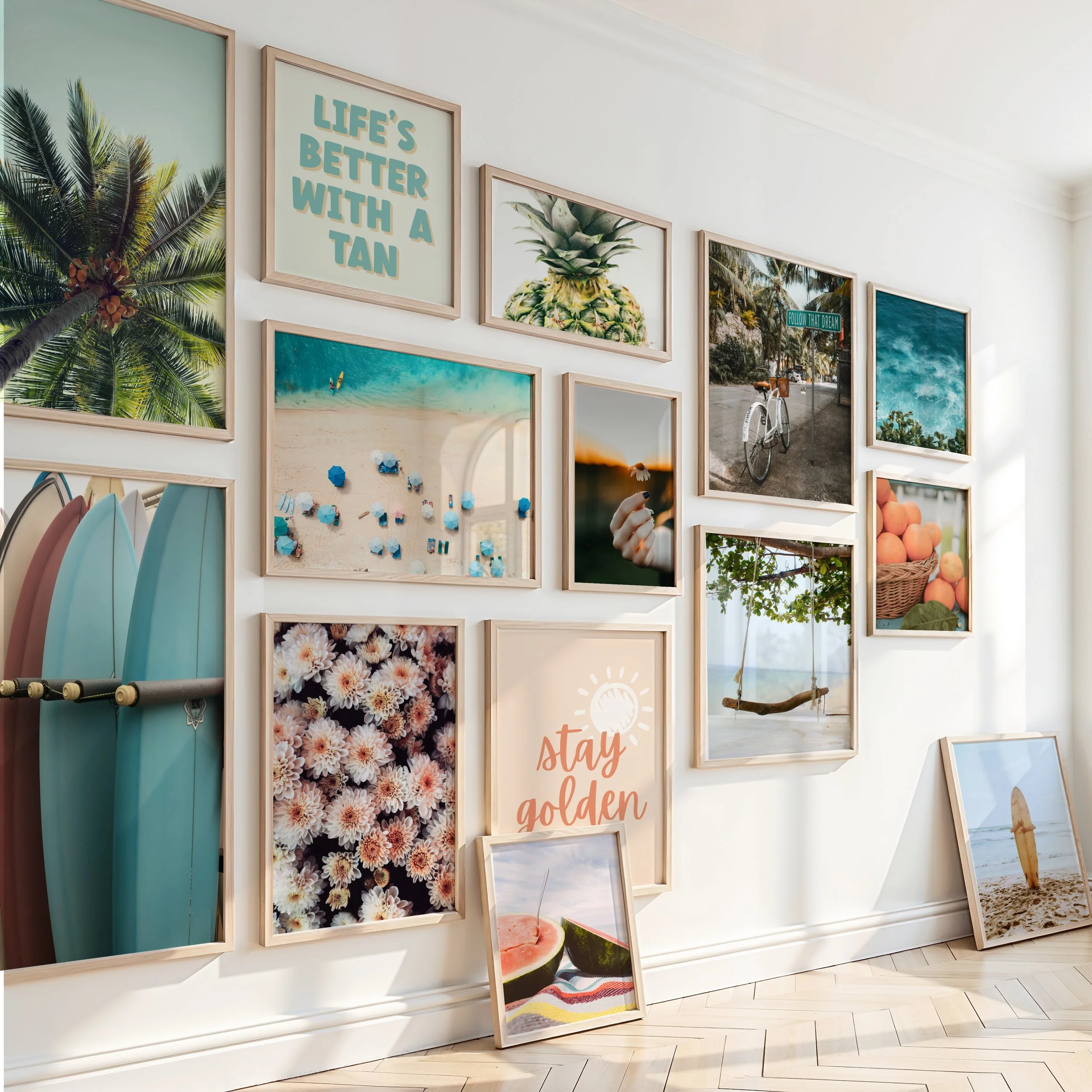 Digital Download Tween Girl Art Print Set of 5