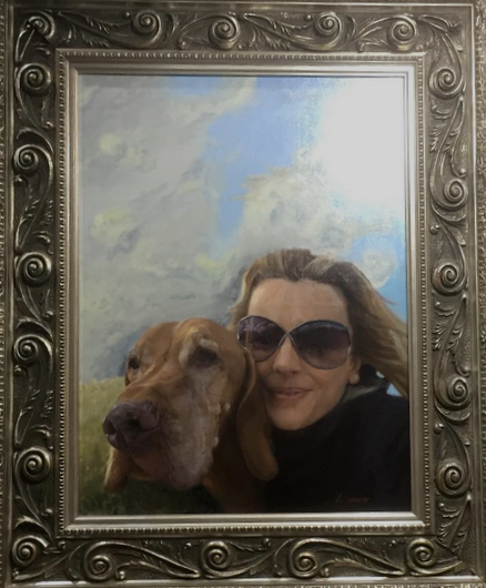 Rachel & Louie Oil on on canvas 18"/24"