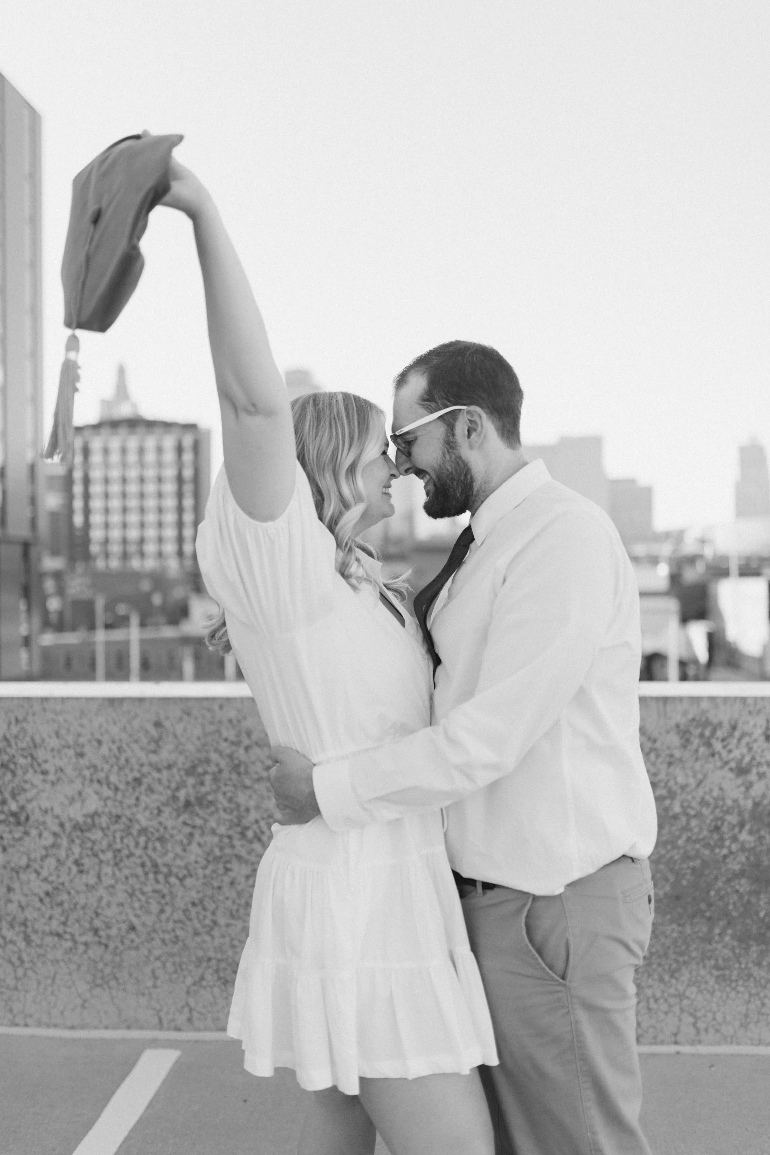 cap and gown college graduation photos - couples-29.jpg