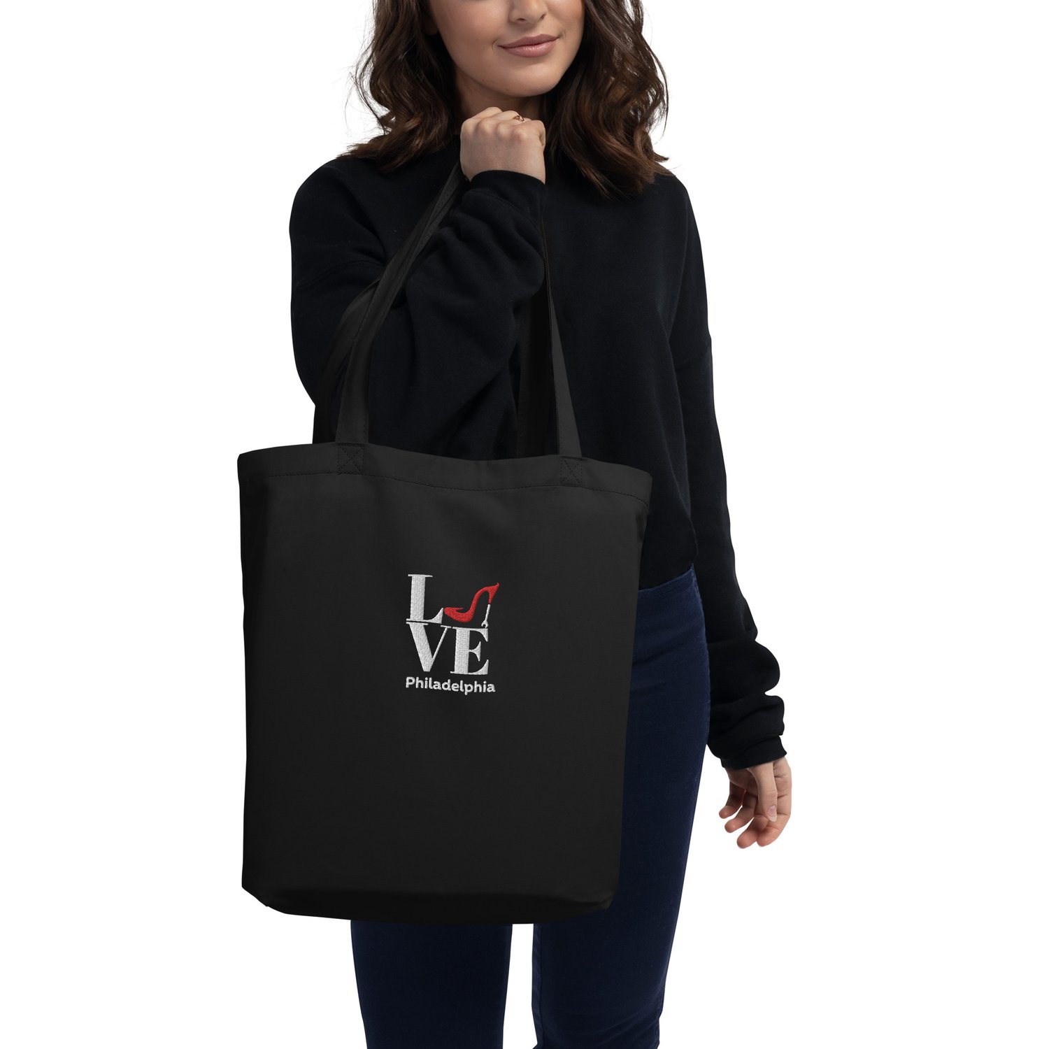 Victoria's Secret: Black Printed Tote Bag | Silkroll