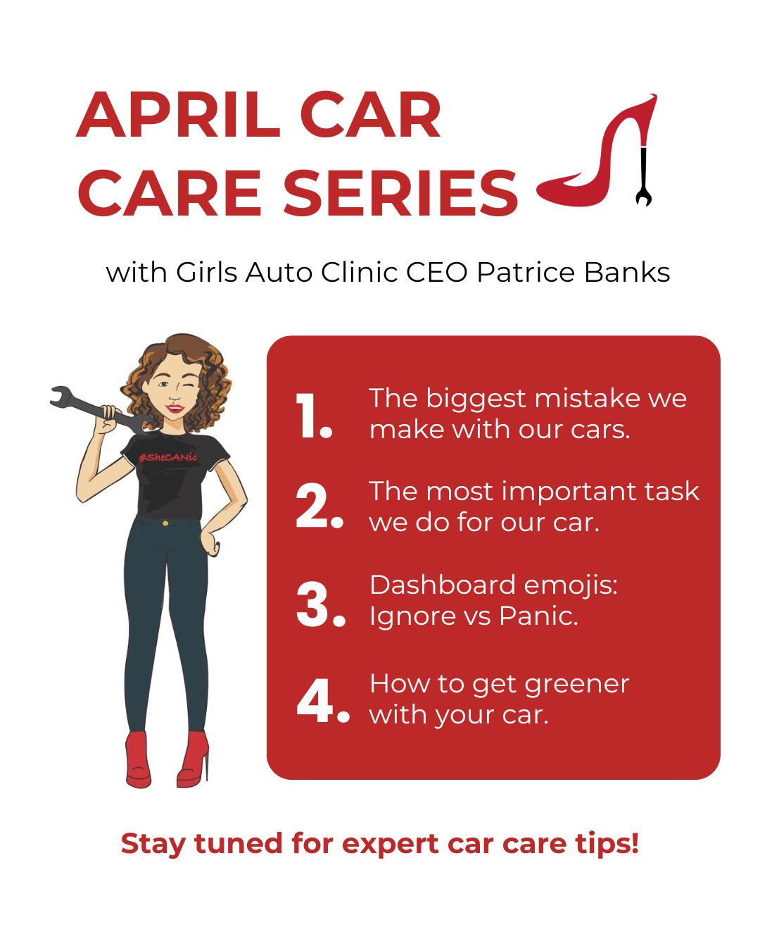 Girls Auto Clinic | April 2026 Car Care Blog Series 