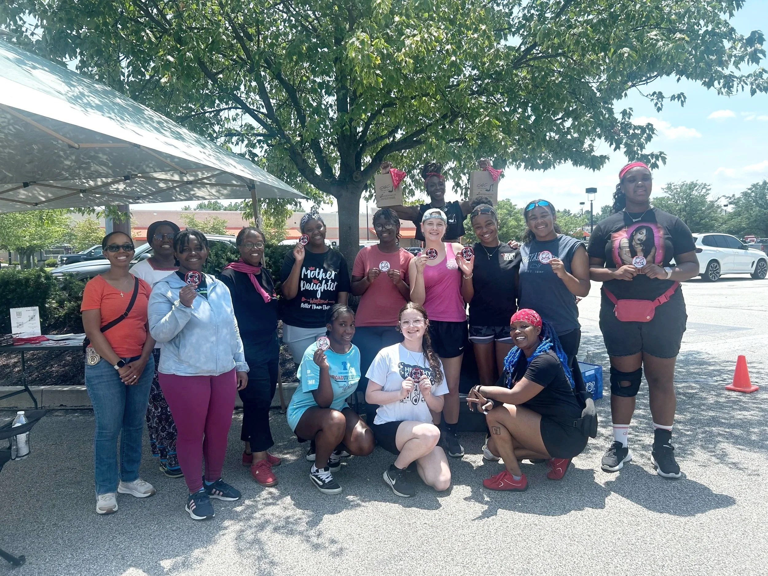 Girls Auto Clinic Car Care Workshop with Girls Scouts