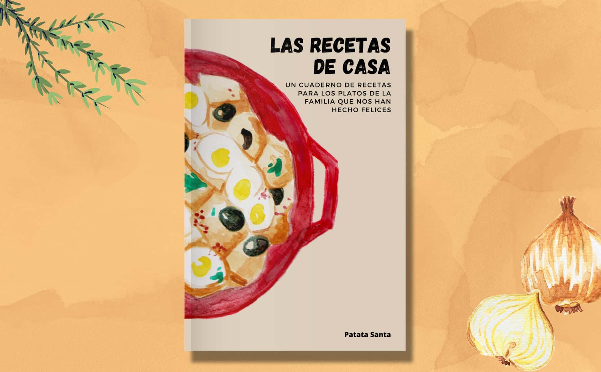 Cuaderno de recetas en blanco: Recetario de cocina en blanco para