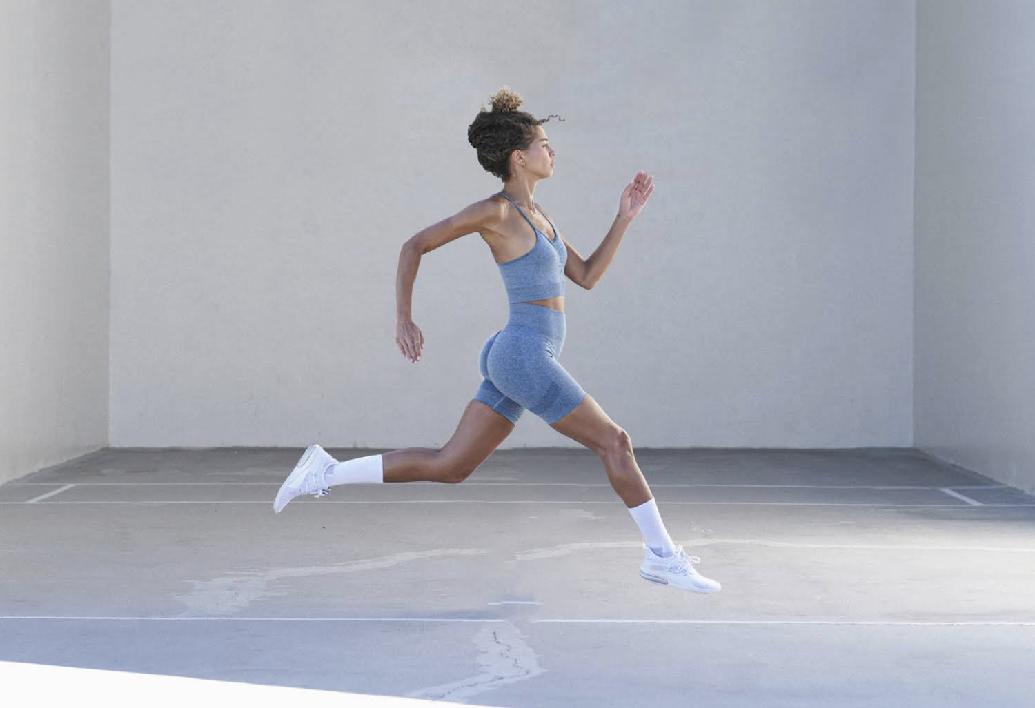 Puma's fitness apparel campaign, styled for a commercial shoot in Los Angeles