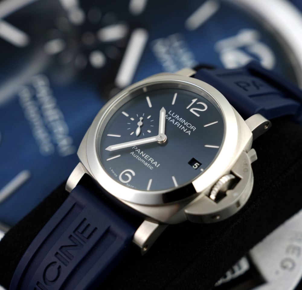 A Panerai luxury watch campaign, styled for a commercial shoot in Los Angeles