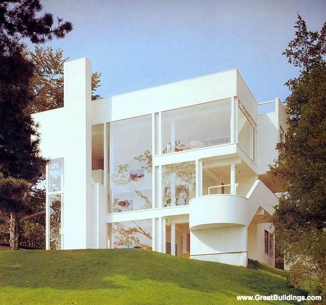 The Smith House by Architect Richard Meier, Darien, Connecticut, 1967