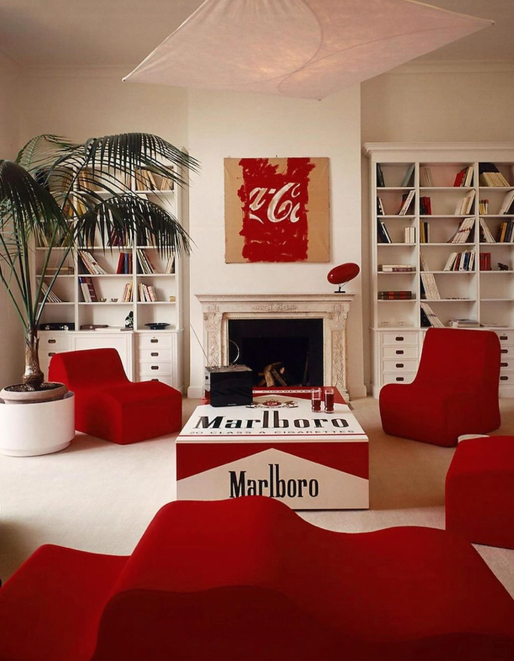 🥤The Rome apartment of architects Patrizio Paris &amp; Patricia Pietrogrande, 1983