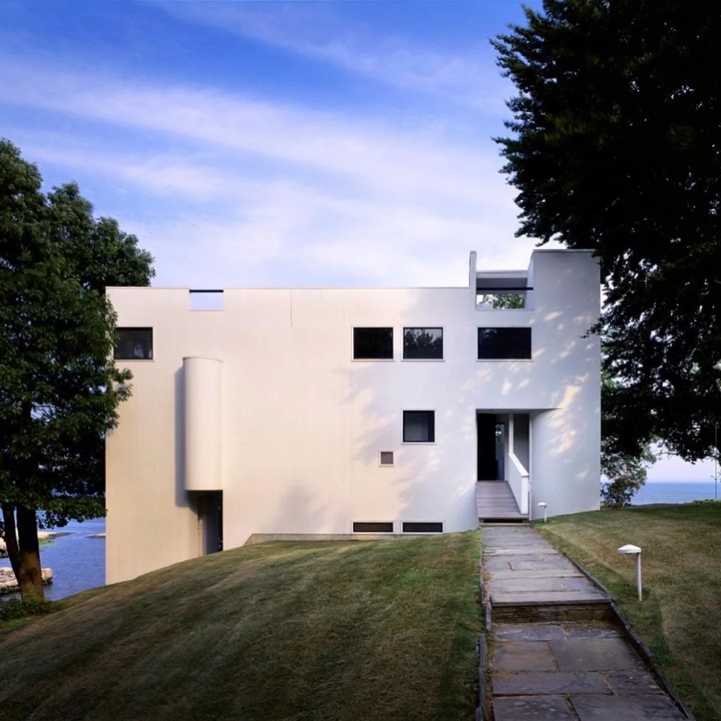 The Smith House by Architect Richard Meier, Darien, Connecticut, 1967 ...
