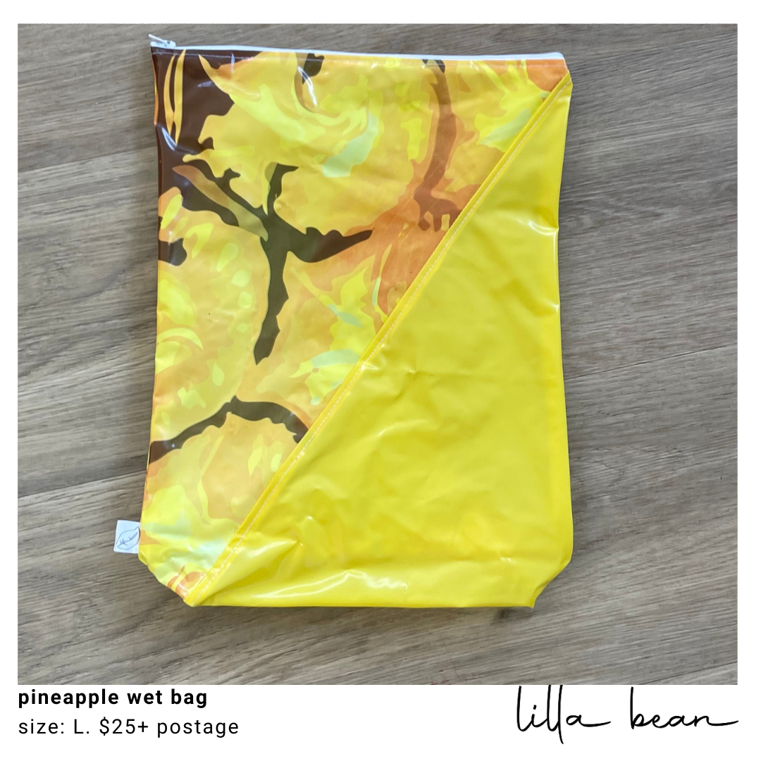 pineapple L wet bag
