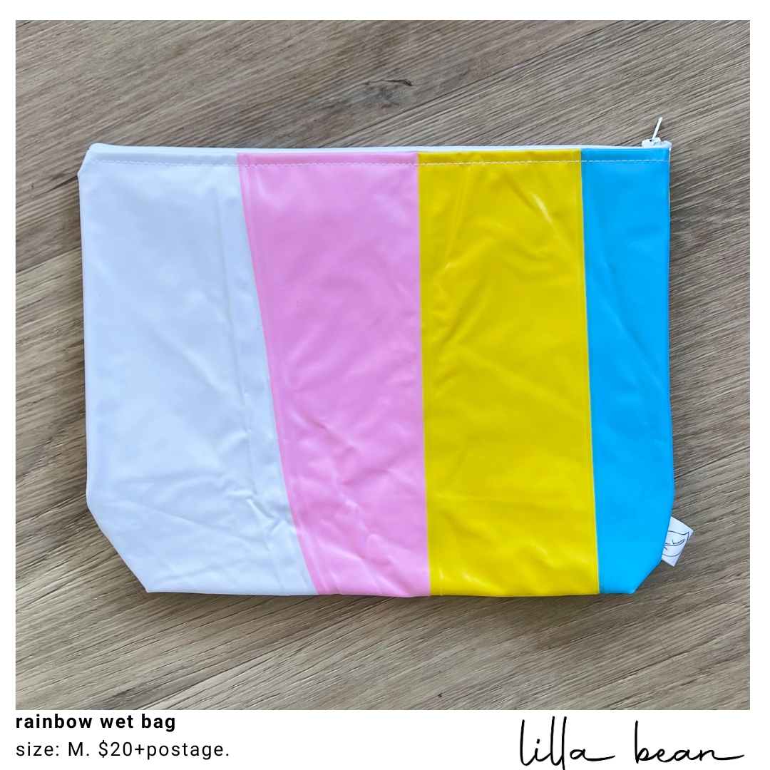 rainbow M wet bag