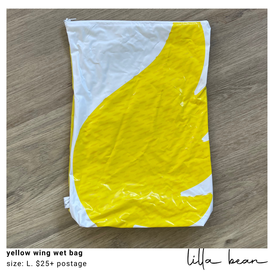 yellow wing L wet bag