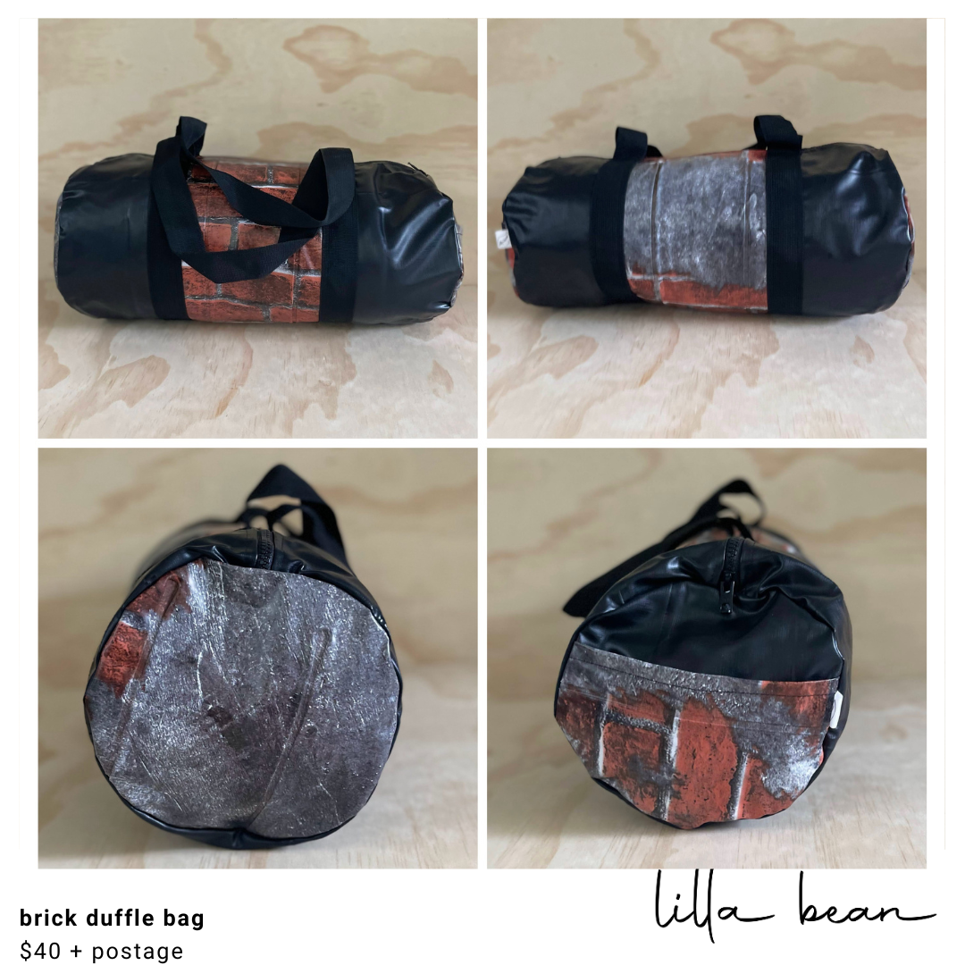 brick duffle bag