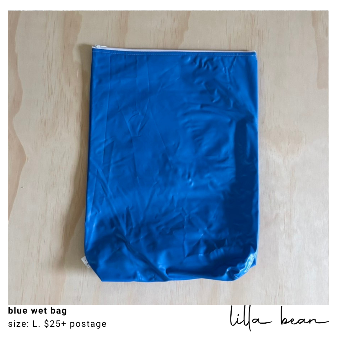 blue L wet bag