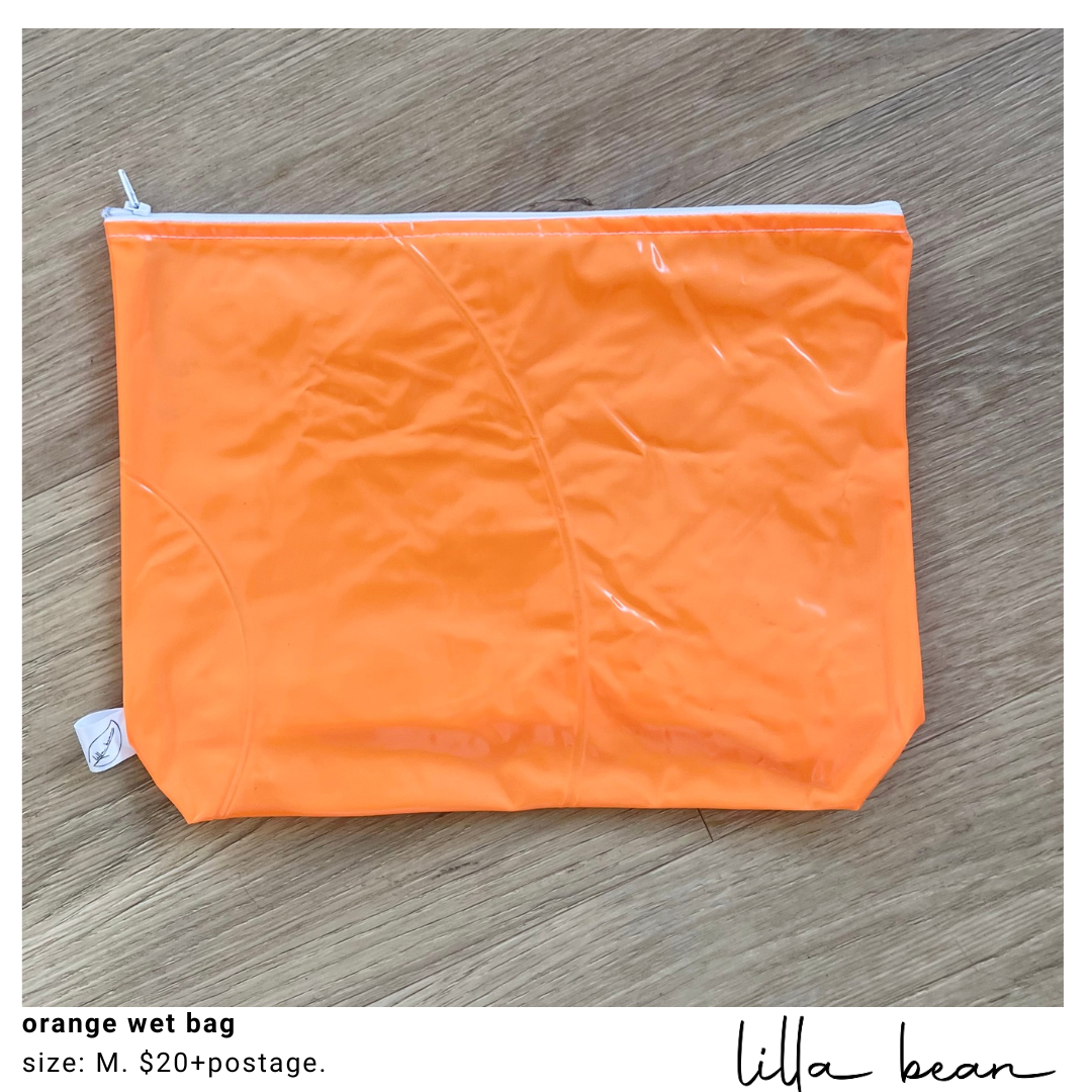 orange M wet bag