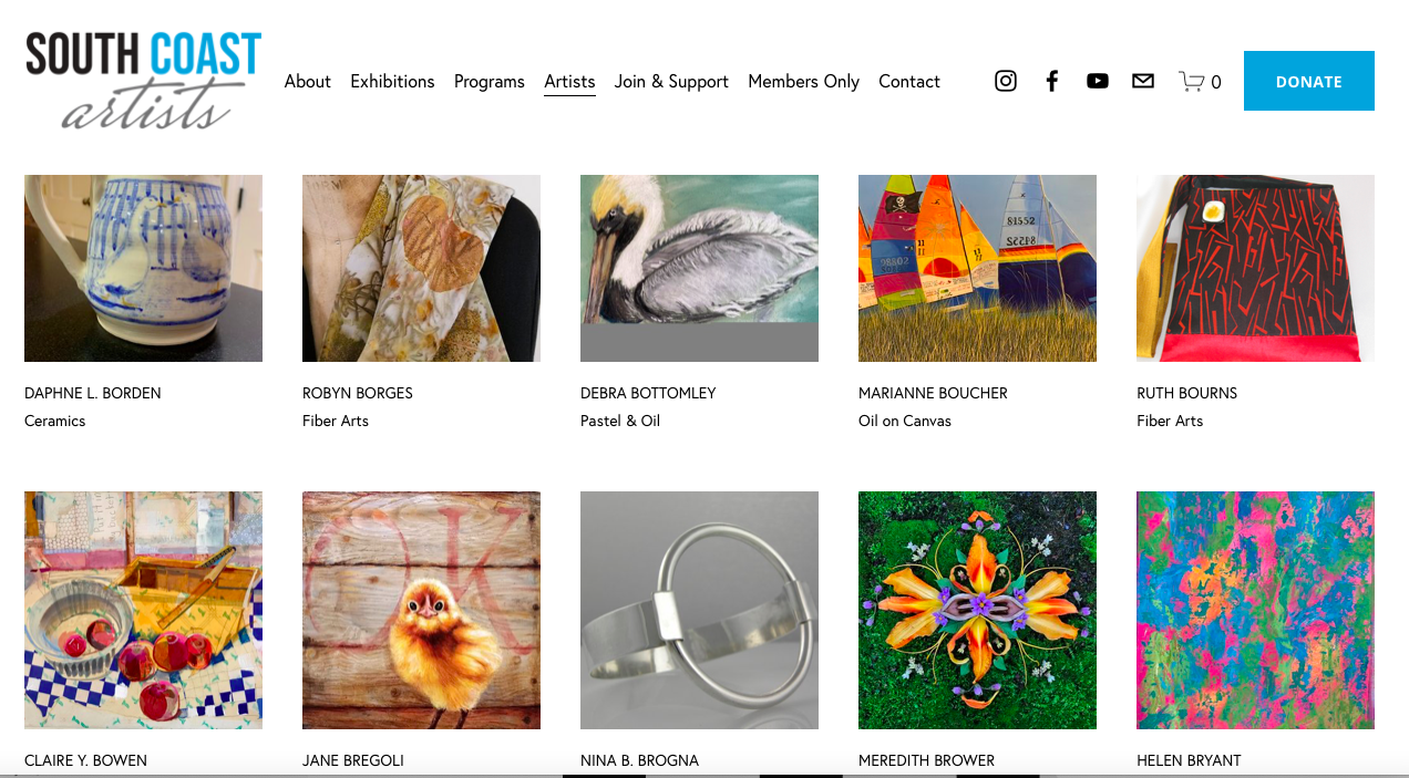 Artist Page Updates Due