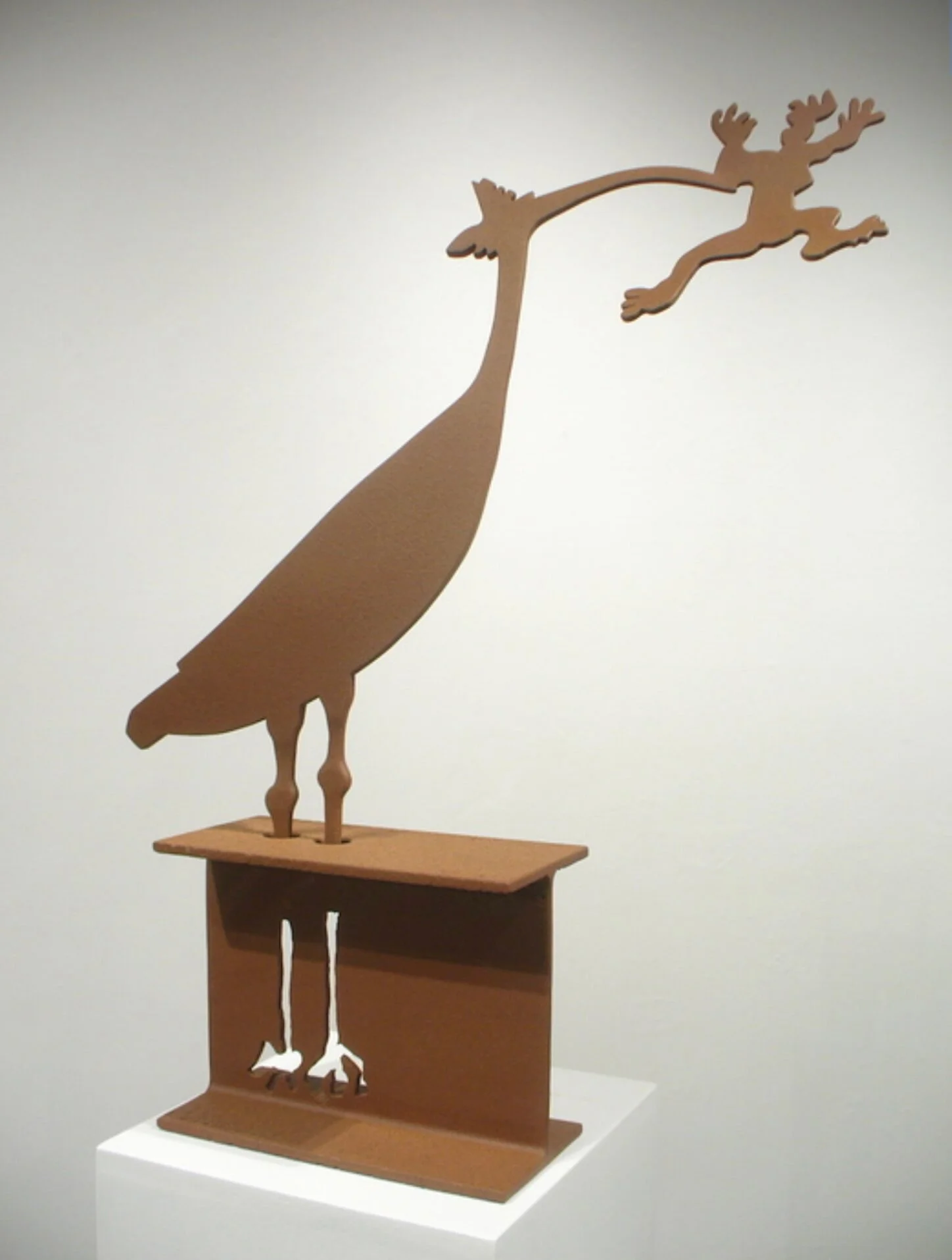 Question of Balance, 14" x 6" x 26", steel