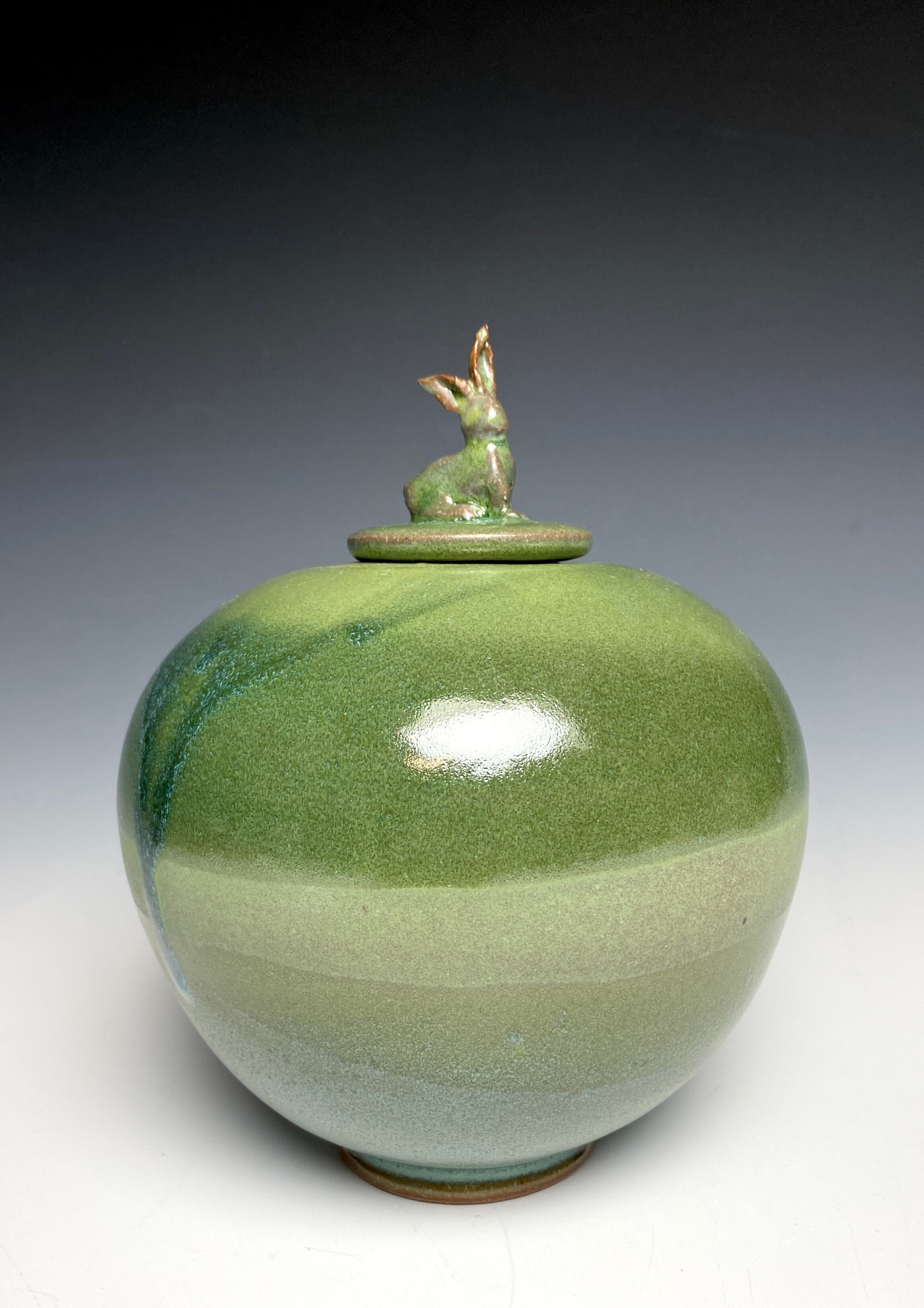 Cali Almy Rabbit Repose Ceramics 6" x 5" $185