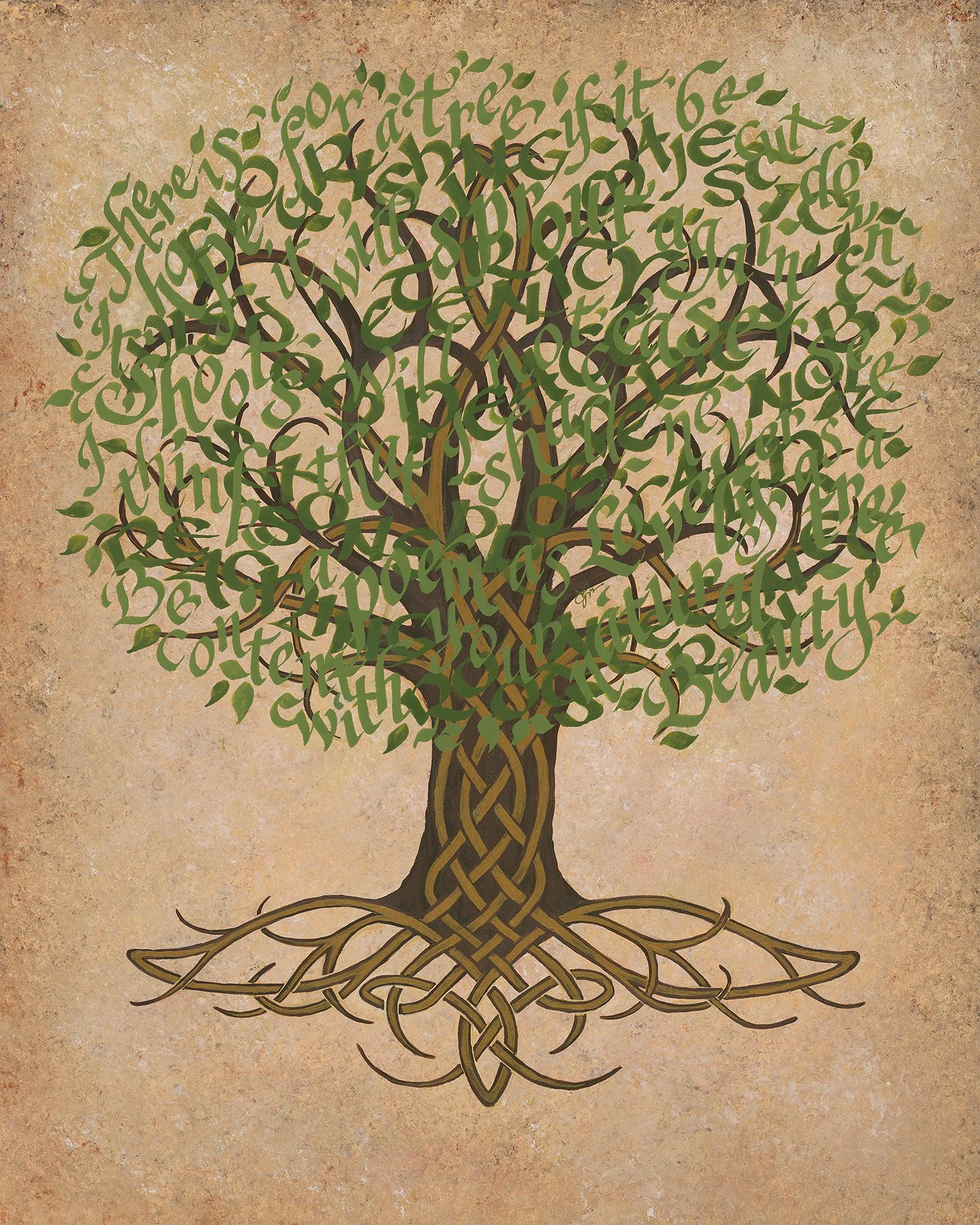 Beauty, 16" x 20", acrylic