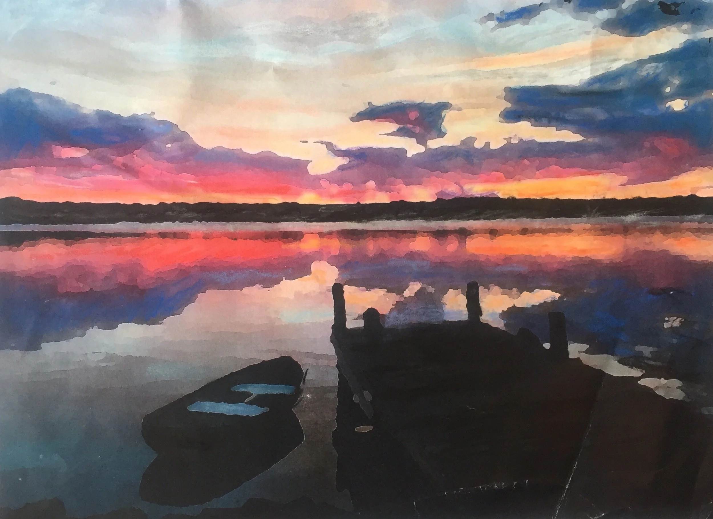 Sunset by the Dock, Robert Dec