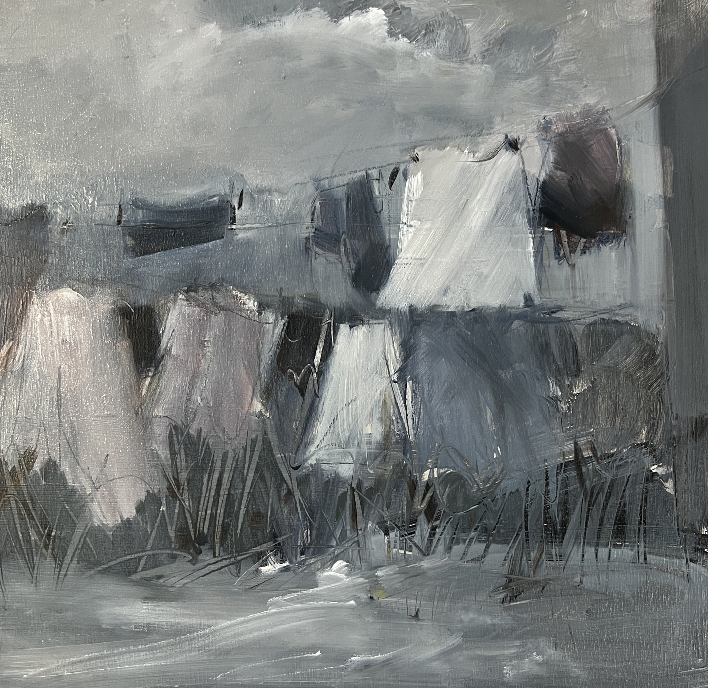 Jossy Lownes Cloudy Day 14" x 14" Acrylic $450