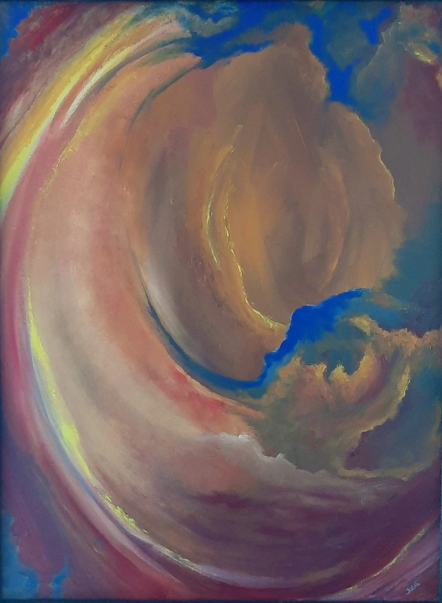 Silence of Mediocrity, 12" x 16", oil on board