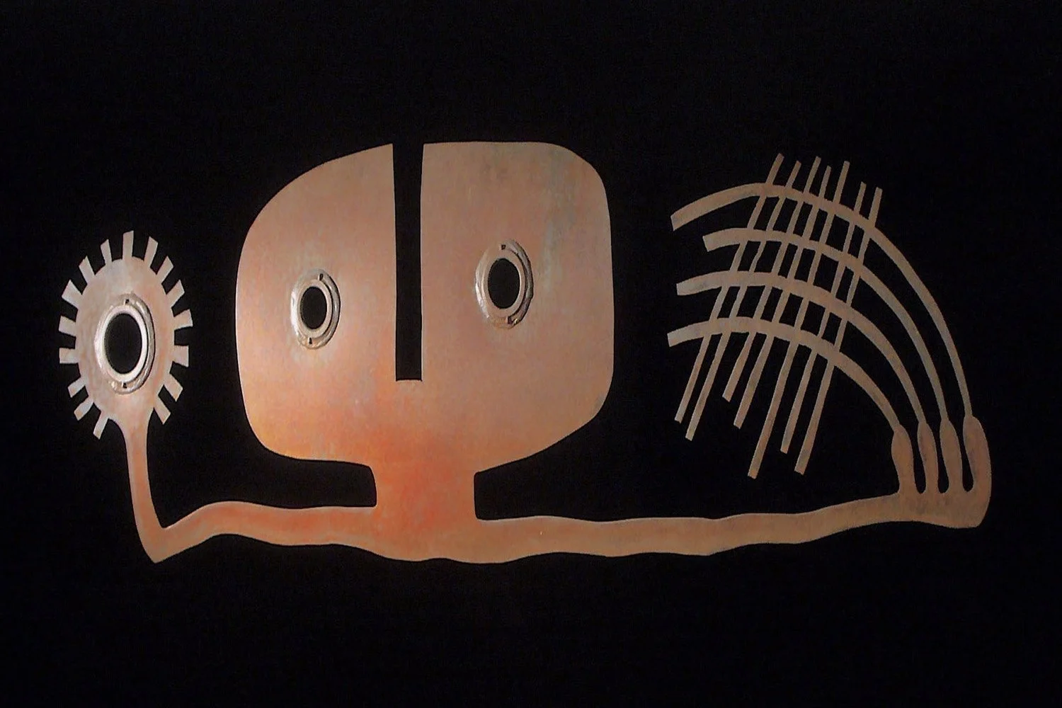 Rainbow Maker, 42" x 5" x 22", steel