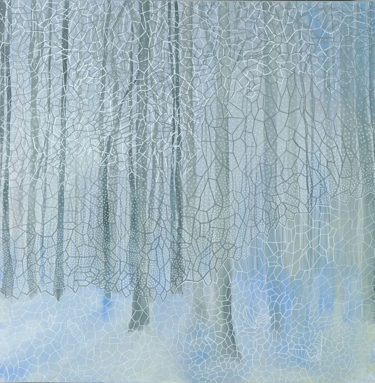 The Winter of Our Discontent, 36" x 36", acrylic on canvas
