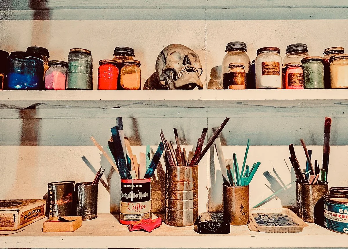 Jackson Pollock's Studio, 8.5" x 11"