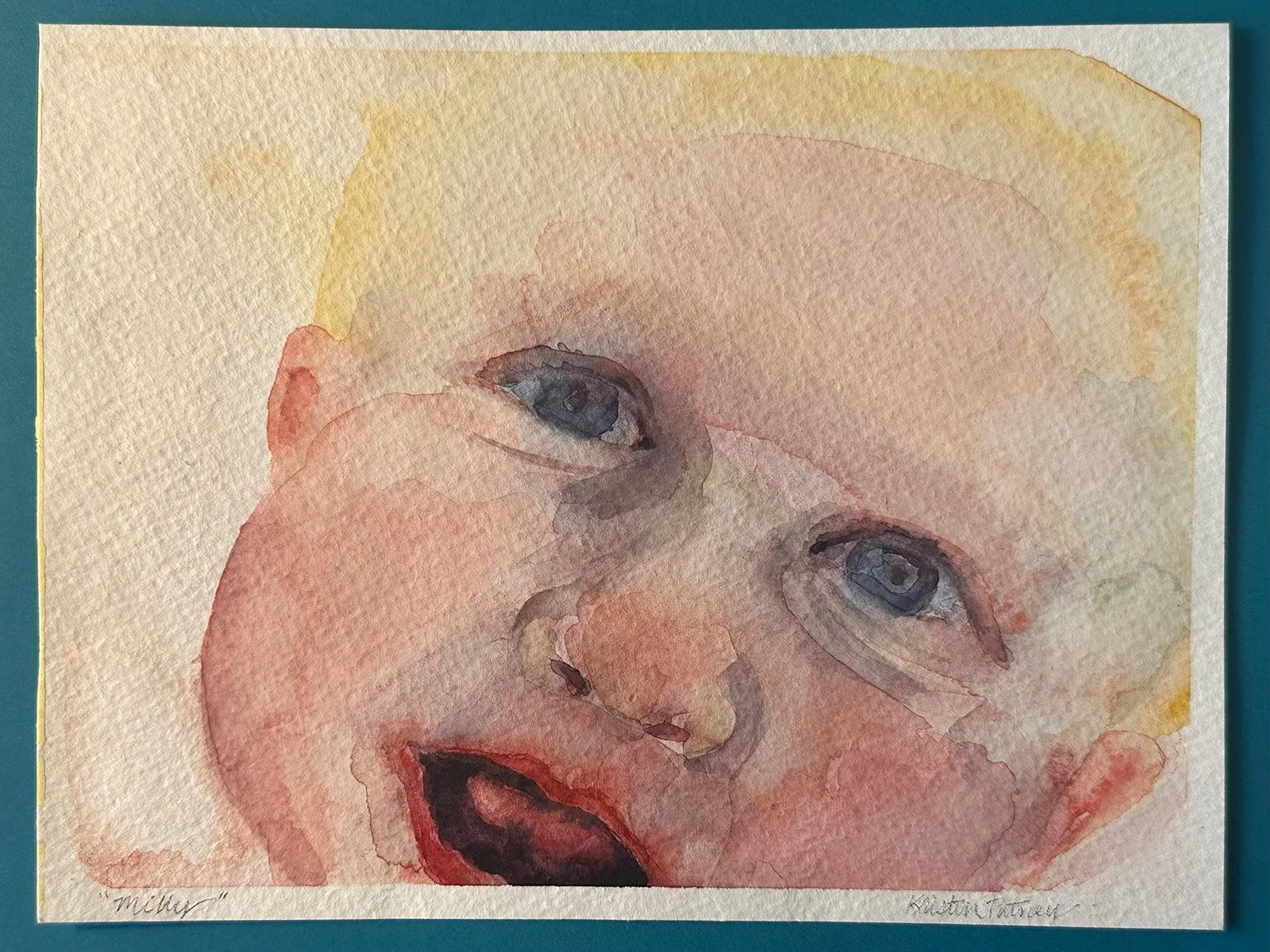 Milly, 8" x 6", watercolor